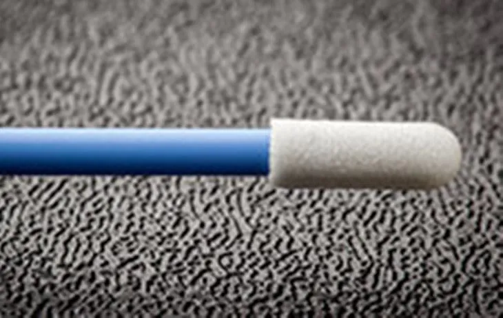 Modré malé pěnové tampony