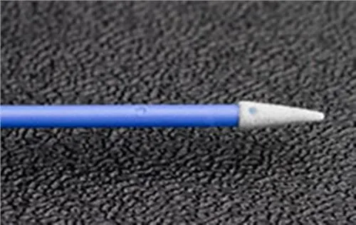 Tampony s modrým hrotem z pěny kopí